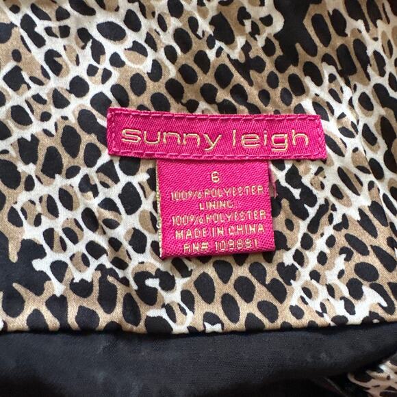 Sunny Leigh‎ Animal Print Skirt 6 - Picture 4 of 6